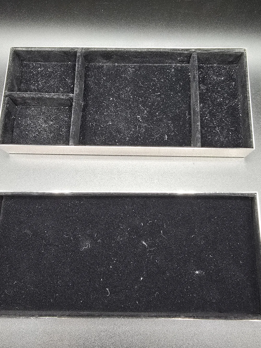 kate spade Lenox Grace Avenue Vanity Box Silverplate Mirrored Jewelry Box 8